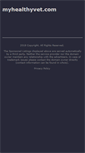 Mobile Screenshot of myhealthyvet.com